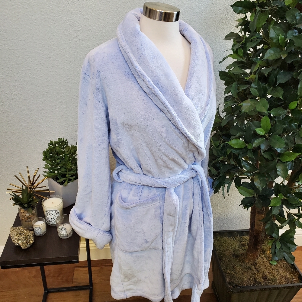 Blue Super Plush Robe - Picture 6 of 8
